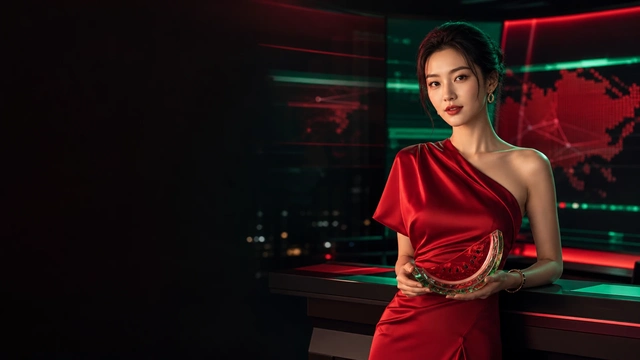 领奖台灯光效果，烘托荣誉氛围